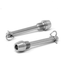 Titanium Caliper pin fits HOPE E4 V4 X2 V2 Improved Clip Brake Pad Bolt 2x Pack