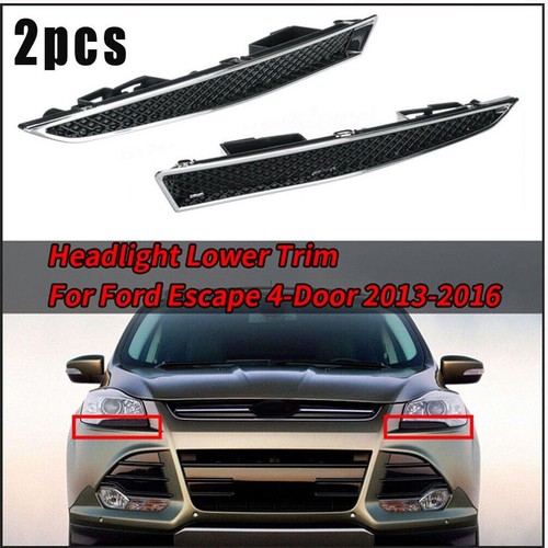 Pair headlight lower trim - pair,