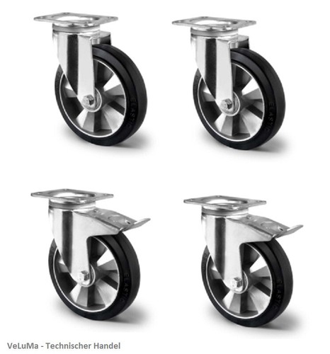 Set heavy duty castor - 1,
