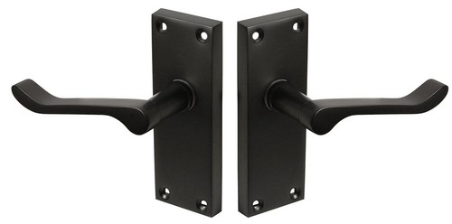 Victorian scroll matt black - victorian,