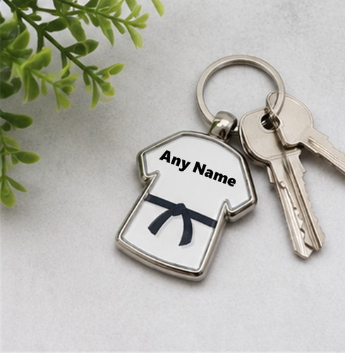Personalised metal keyring - personalised,