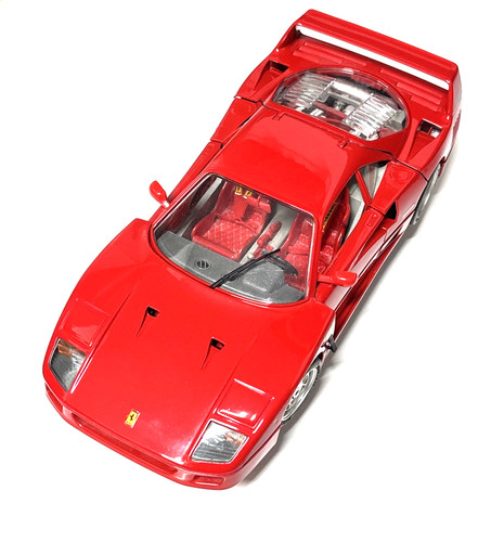 Burago ferrari f40 - burago, 1987