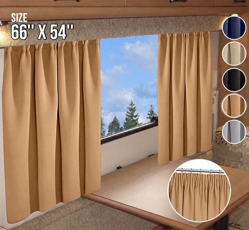 Pair panel blackout curtains - blackout,