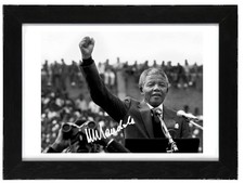 Nelson Mandela Signed