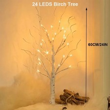 LED Twig Birch Table Tree Light Up Branch Lights Desktop Dinner Lamp Warm