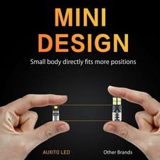 2X Car White T10 LED 8smd Side