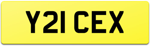 Ice cream van reg number - ice, plate