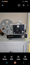 Hanimex Cine Film Projector With Screen