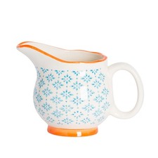 Hand printed milk jug - hand-printed, 300ml