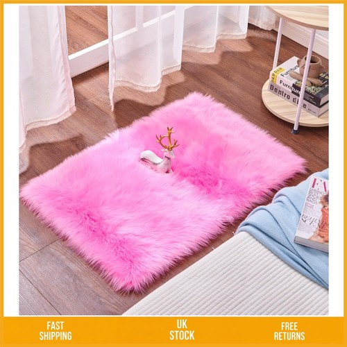 Plush shaggy faux sheepskin - plush,