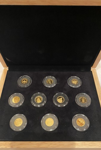 Unique set ten 24k gold - unique,