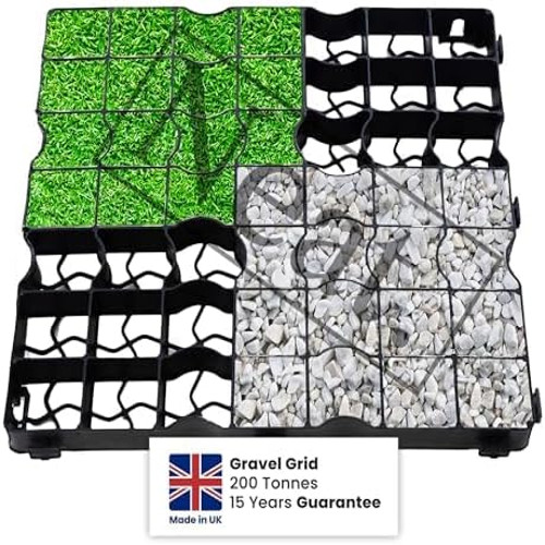 Gravel grass grid - paver, base