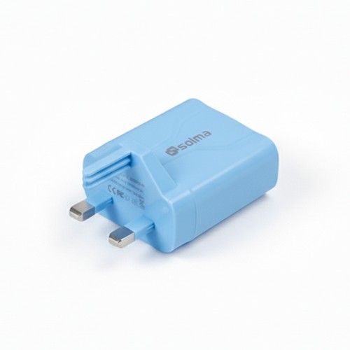 Pin dual usb plug - uk,