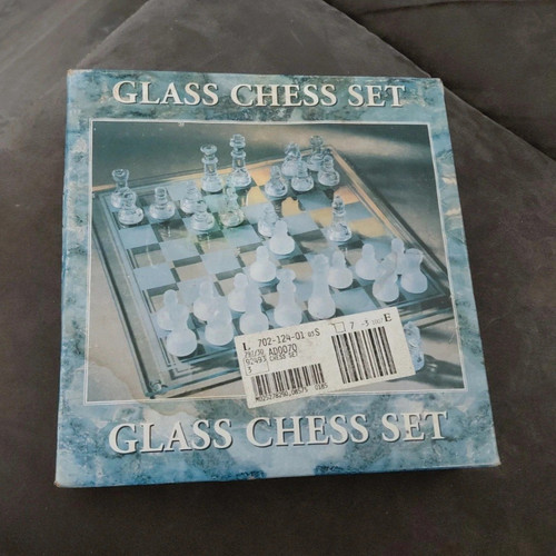 Clear glass chess - clear, 20