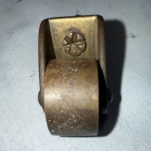 Vintage brass metal swivel - brass,