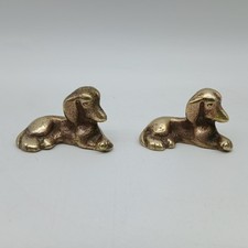Pair Of Vintage Solid Brass