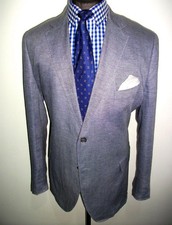 M&S PURE LINEN HERRINGBONE