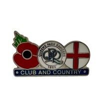 Queens Park Rangers Club and Country & England Flag Pin Badge – QPR 1882