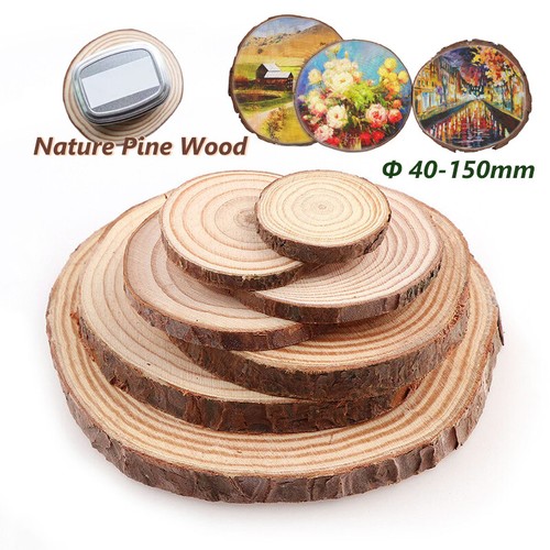 Natural wood slices discs - slices,