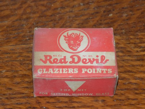 Vintage red devil - red, glaziers