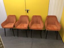 Next Hamilton Orange Dining Chairs X 4 Delivery Available ?