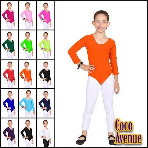 Girls long sleeve bodysuit - long,
