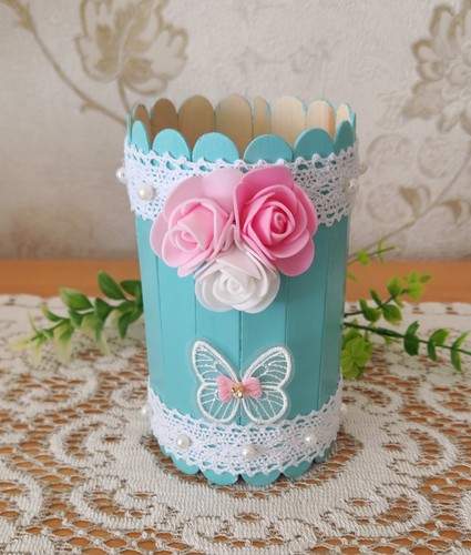 Homemade blue shabby chic - homemade, blue,shabby