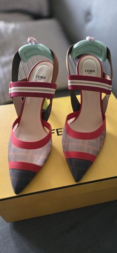 Fendi colibri brown red - fendi,