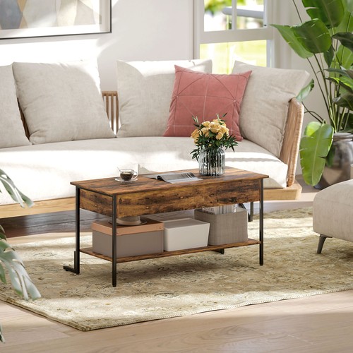 Rustic brown lift - top, coffee