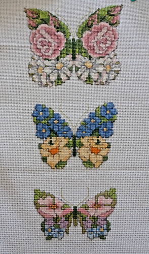 Finished cross stitch - ,