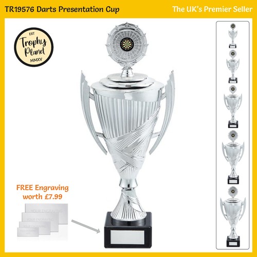 Darts presentation cup - darts, trophy