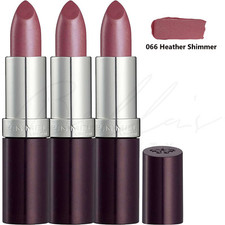 RIMMEL Lasting Finish Lipstick Smooth & Creamy - 066 Heather Shimmer *PACK OF 3*