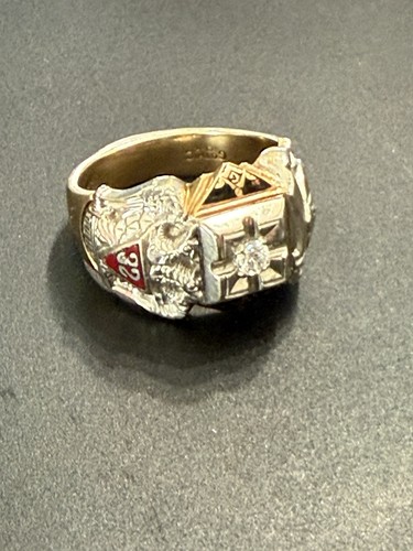 Scottish rite masonic ring - scottish,