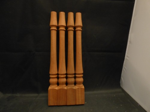 Vintage turned mahogany - vintage.,