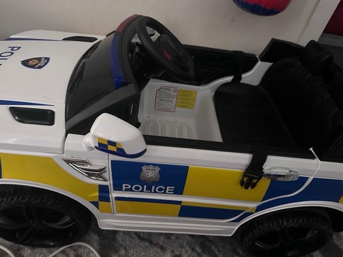 Police kids ride car - kids,