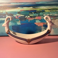 Elizabeth Arden Treasures Of The Pharaohs porcelain Royal Barge Christmas 1982