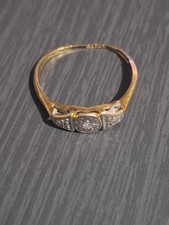 1920s Art Deco Gold Ring