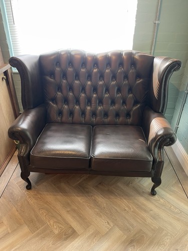 Seat chesterfield brown wing - chesterfield,