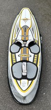 JP Australia Real World Wave 83L white and yellow windsurf board