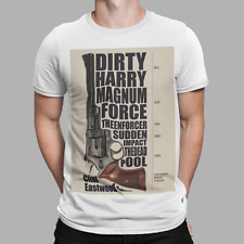 Dirty Harry T-Shirt Magnum Force Movie Retro Police Murder 70s 80s Gun tee