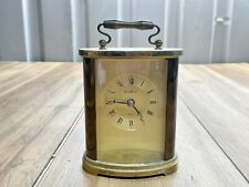 VINTAGE H SAMUEL GOLD TONE CARRIAGE CLOCK QUARTZ