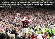 HEART OF MIDLOTHIAN FC HEARTS FC 2012 SCOTTISH CUP FINAL RUDI SKACEL EXCLUSIVE