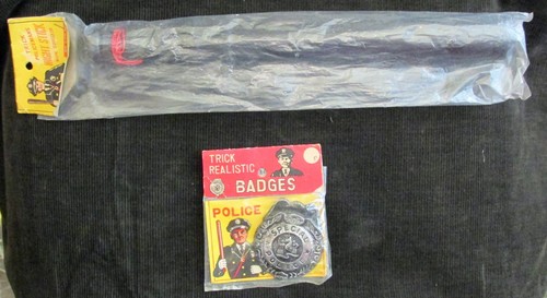 Vintage trick realistic police - trick,