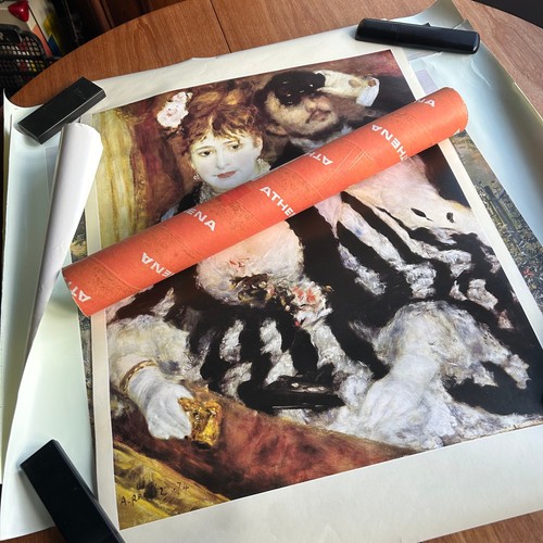 Vintage athena art poster - x,
