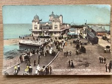 Vintage Postcard, Weymouth, Pavilion & Pier, Railway Station, Early View