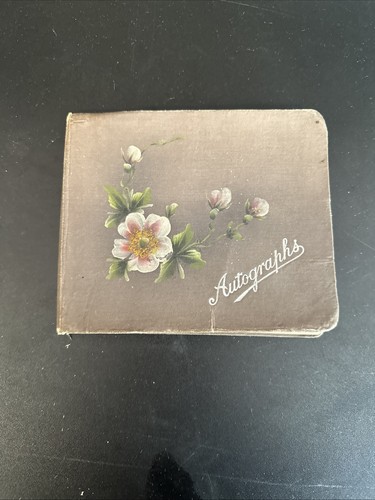 Vintage autograph book 1914 - vintage,