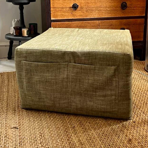 Green foldable cube floor - green,