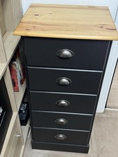 Two Tall Boy Office Wood Draws