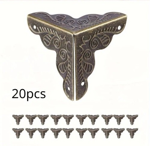 20x antique brass - antique, flower