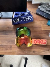 Oakley Flight Deck M 007604 Prizm Sapphire Iridium And Orange Lenses Ski Goggles